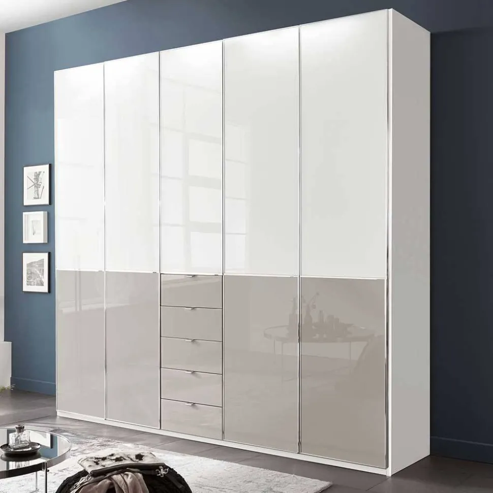 Kombi-Drehtürenschrank 5-türig - Pascan
