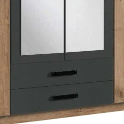 Kombi-Kleiderschrank in Plankeneiche Dekor - Corpus