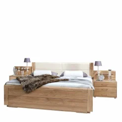 Komfort Doppelbett Anglesia und Nachttisch Set (dreiteilig)