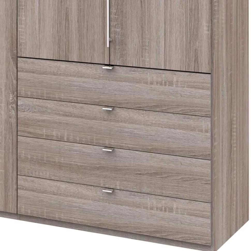 Komfort Kleiderschrank mit acht Schubladen - Crenba