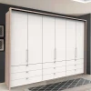 Komfort Kleiderschrank mit drei Falttüren - Vaclyn
