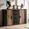 Kommode fürs Schlafzimmer in Eiche Dunkel - Prabhaa