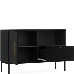Kommode in Schwarz mit Gold - Groot