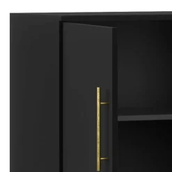 Kommode in Schwarz mit Gold - Groot