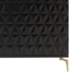 Kommode mit geometrisch strukturierten Fronten - Ardit