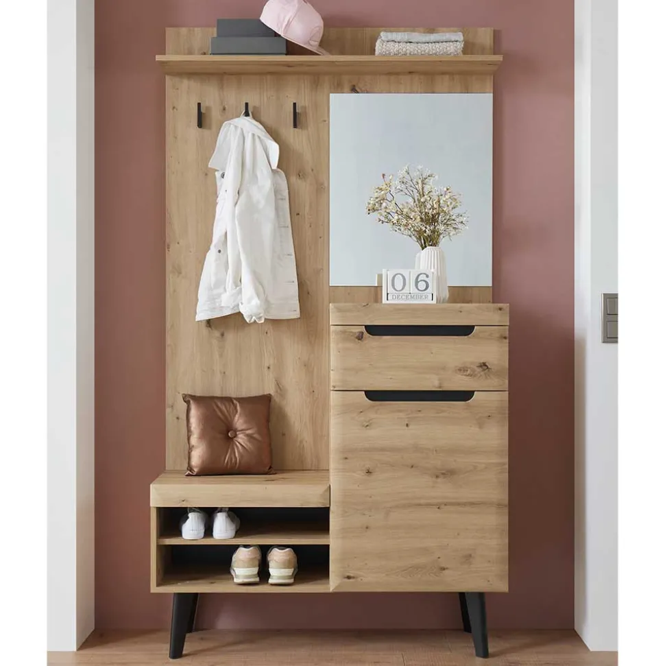 Kompakte Garderobe im Skandi Design - Olcian
