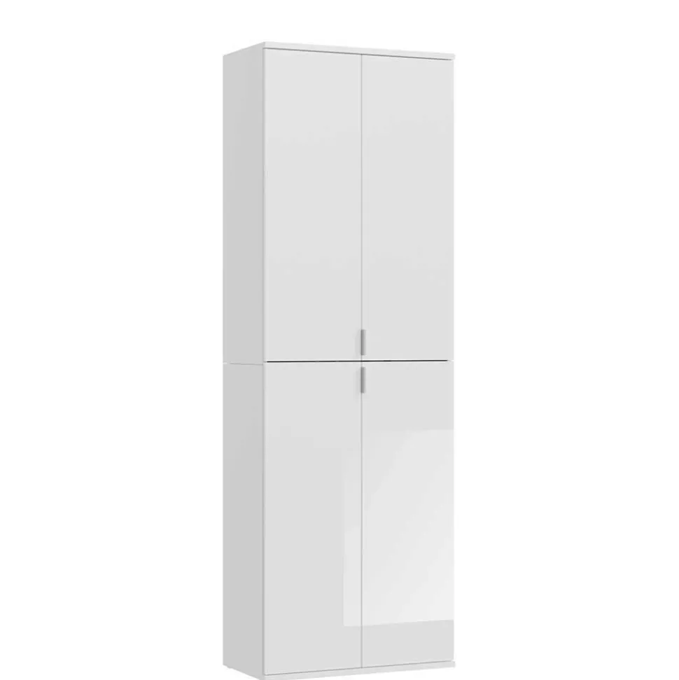 Kompakter Kleiderschrank 122x193x34 cm - Ejulia (zweiteilig)