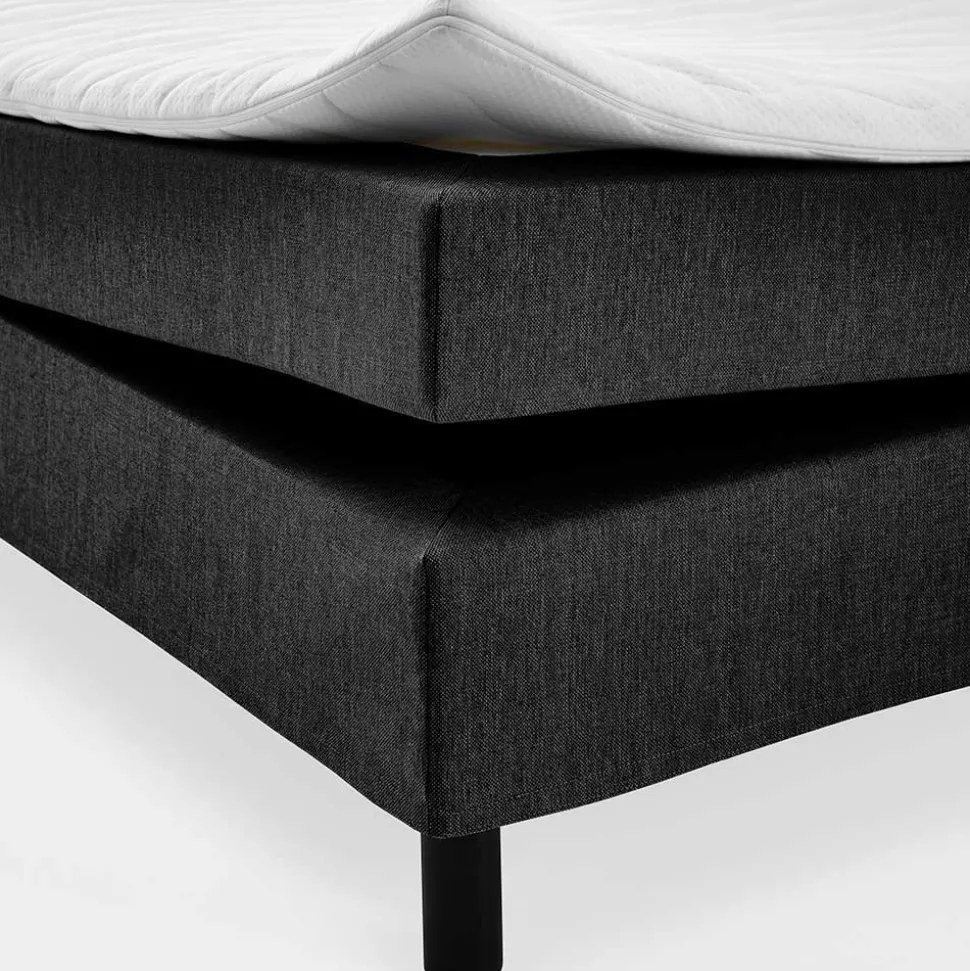 Komplett Bett für Dachschrägen in Schwarz - Vitablo