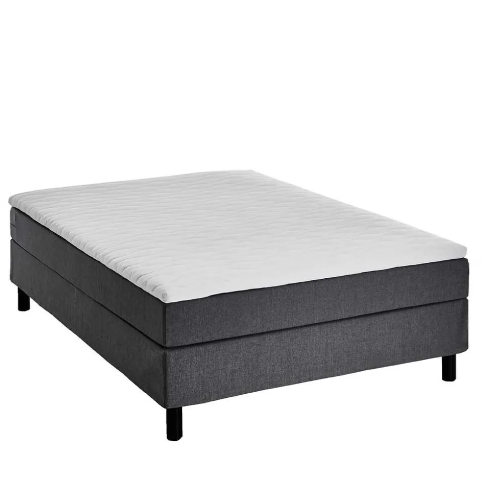 Komplettbett in Anthrazit für Dachzimmer - Condo