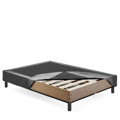 Komplettbett in Anthrazit für Dachzimmer - Condo