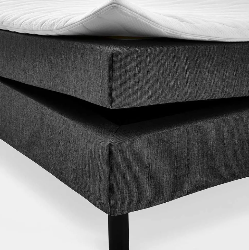 Komplettbett in Anthrazit für Dachzimmer - Condo