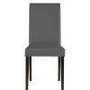 Kunstleder Stühle in Grau mit Wenge - Burina (2er Set)