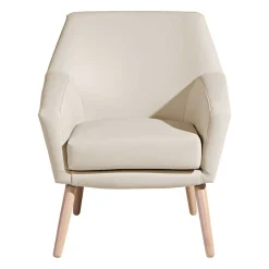Kunstledersessel in Beige - Dave