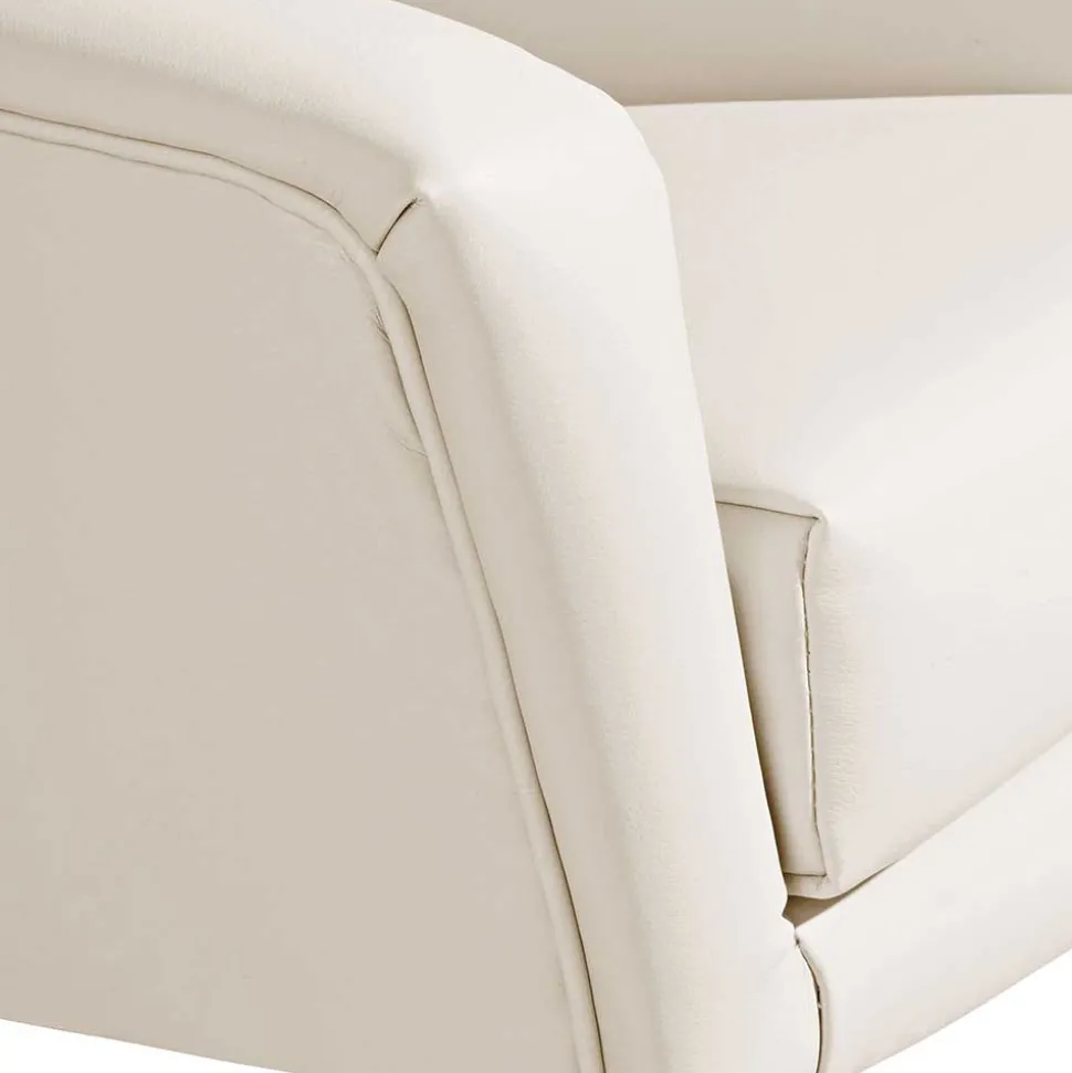 Kunstledersessel in Beige - Dave