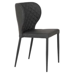 Kunstlederstühle mit Rauten Steppung - Trendenca (4er Set)
