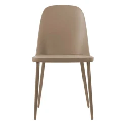 Kunststoffstühle in Taupe - Jocen (4er Set)