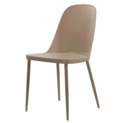 Kunststoffstühle in Taupe - Jocen (4er Set)