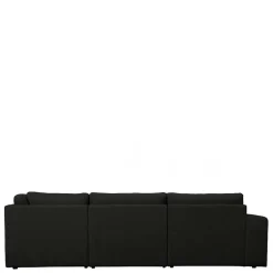 L Sofa aus Webstoff in Anthrazit - Jilatov