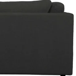 L Sofa aus Webstoff in Anthrazit - Jilatov