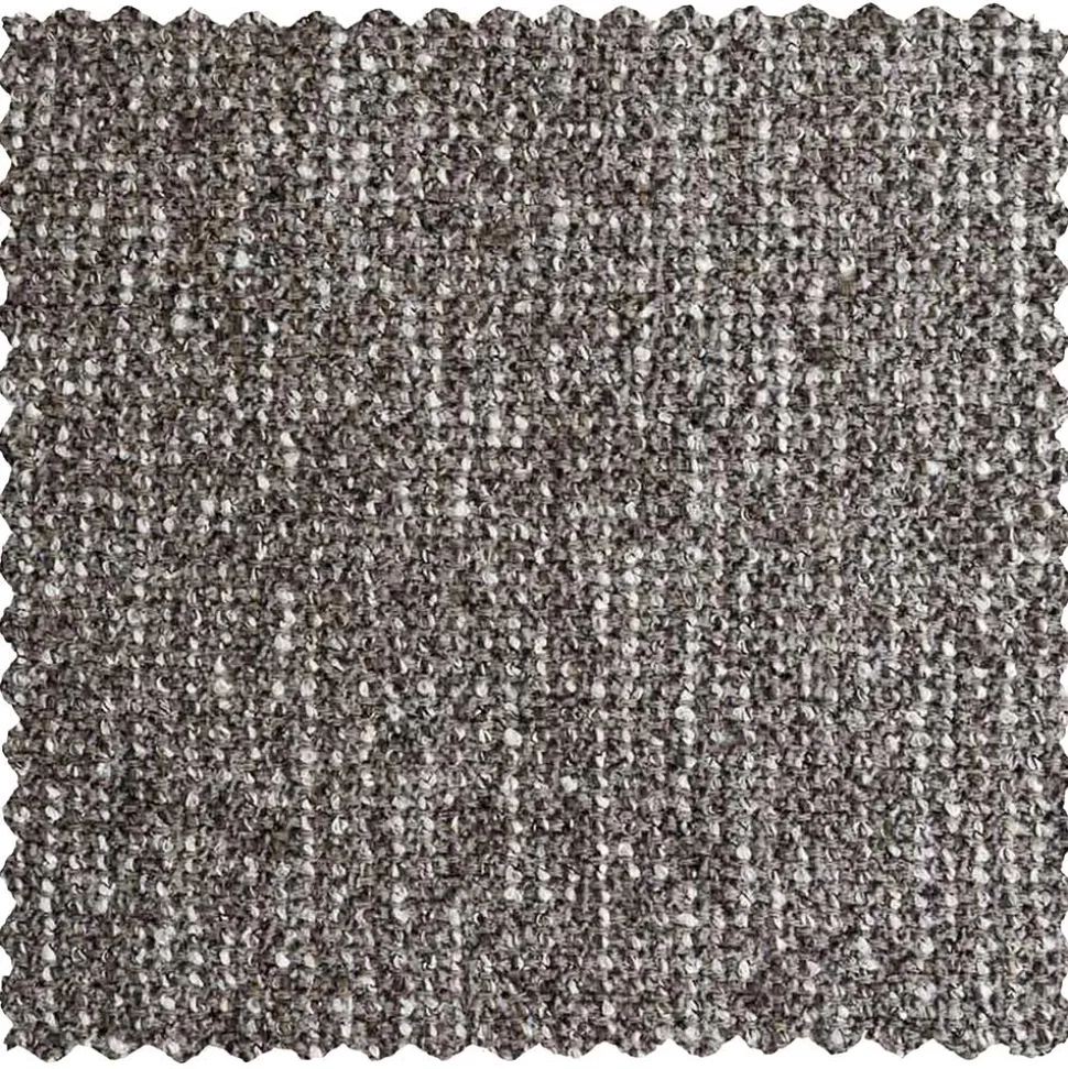 L Sofa im Skandi Design in Grau Chenille - Grandessa
