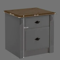Landhaus Doppelbett & Nachtkommoden - Oradea (dreiteilig)