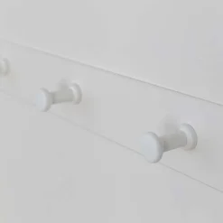 Landhaus Garderobenpaneel aus Kiefer zweifarbig - Zalya
