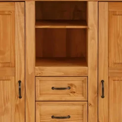 Landhaus Highboard aus Kiefer Massivholz - Major