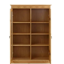 Landhaus Highboard Vitrine aus Kiefer - Goro