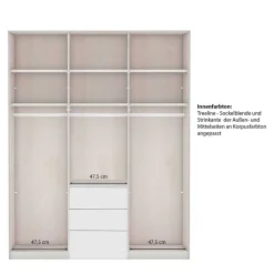 Landhaus Kleiderschrank in Graugrün - Rajavo
