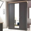Landhaus Kleiderschrank mit Spiegel - Zenuvra