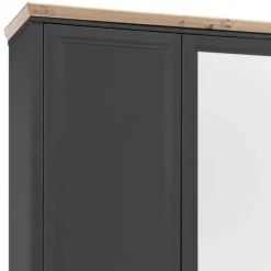 Landhaus Kleiderschrank mit Spiegel - Zenuvra