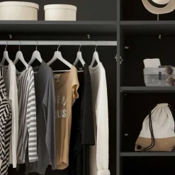 Landhaus Kleiderschrank mit Spiegel - Zenuvra