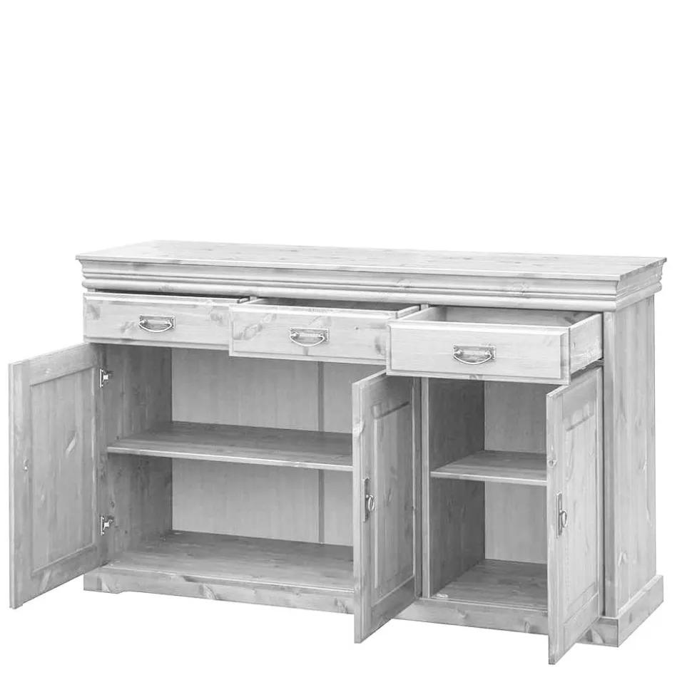 Landhaus Kombi-Kommode zweifarbig - Varicano