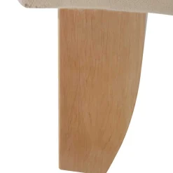 Landhaus Ohrensessel in Beige und Buche - Passe