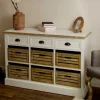 Landhaus Sideboard Calavon mit Körben