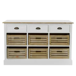 Landhaus Sideboard Calavon mit Körben