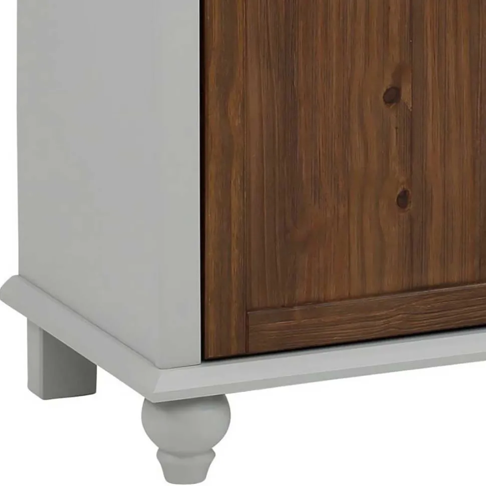 Landhaus Sideboard in Holz Braun - Veproma