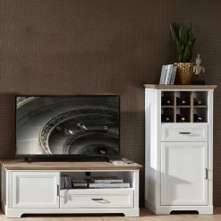 Landhaus TV Board & Hochkommode - Sinolita (zweiteilig)