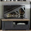 Landhaus TV Board in Grau - Thumbs