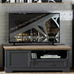 Landhaus TV Board in Grau - Thumbs