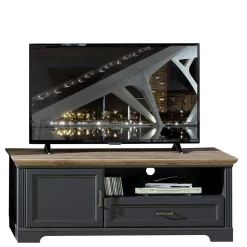 Landhaus TV Lowboard & Standvitrine - Thumbs (zweiteilig)