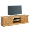Landhaus TV Lowboard aus Kiefer Massivholz - Goro