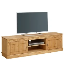 Landhaus TV Lowboard aus Kiefer Massivholz - Goro