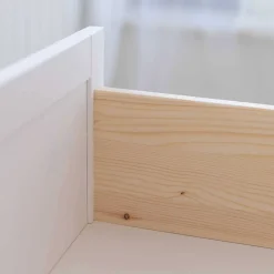 Landhaus Vitrine aus Kiefer zweifarbig - Zalya