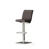 Leder Barhocker Bordana in Braun