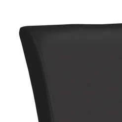 Leder Barhocker Copa in Schwarz