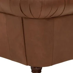 Leder Polstergarnitur Chesterfield - Gonron (dreiteilig)