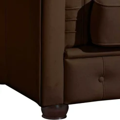 Leder-Polstersessel im Chesterfield Style - Cementa