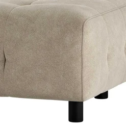 Linkes Eckmodul - Systemsofa in Hellgrau - Beno