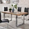 Loft Tisch Nestore aus Eiche und Edelstahl